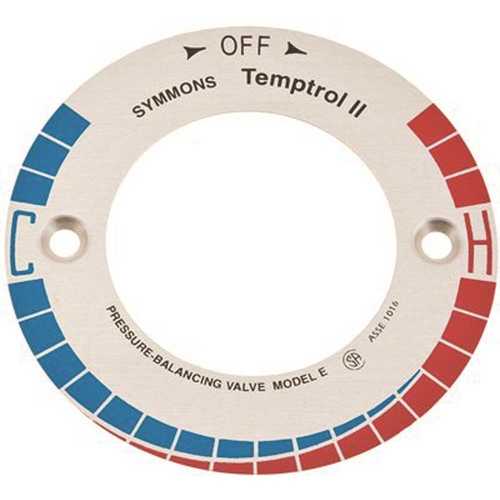 Symmons T-64 4.5 in. Dia. Dial Plate