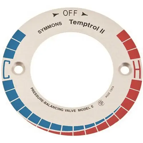 Symmons T-64 4.5 in. Dia. Dial Plate