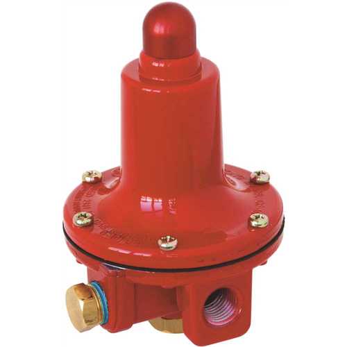 MEC FIXED HIGH PRESSURE REGULATOR, 40 PSI, 1/4 IN. FNPT INLET AND OUTLET