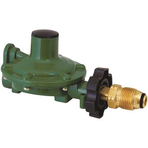 Single Stage Regulator 11 in. WC 0.9 GPM Excess Flow POL Inlet x 3/8 in. FNPT Replaces 23090