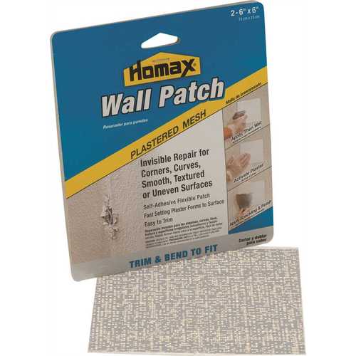 2-6 in. x 6 in. Pre Plastered Mesh Wall Patch