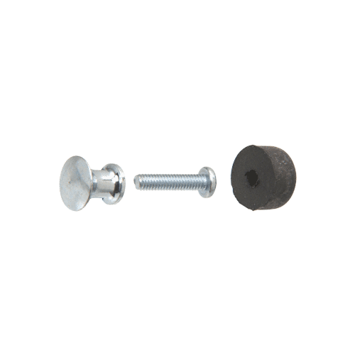 Aluminum 1/2" Diameter Aluminum Knobs for Sliding Glass or Panel Doors