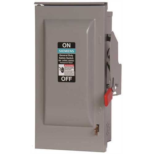 Siemens GNF323R General Duty 100 Amp 240-Volt Three-Pole Outdoor Non-Fusible Safety Switch