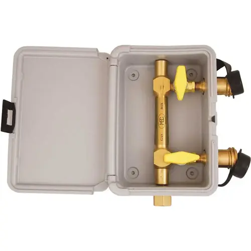 MEC ME952GRY Gas Outlet Box Dual in Gray