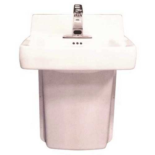 Lav Shield Made of UV Protected Vinyl White Fits ADA Conforming Wall Hung Lavatories