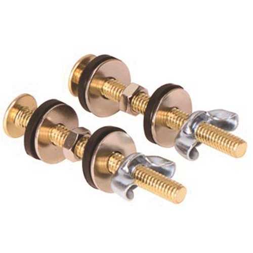 Proplus 192266 5/16 in. x 3 in. Solid Brass Close Coupled Bolt Combination