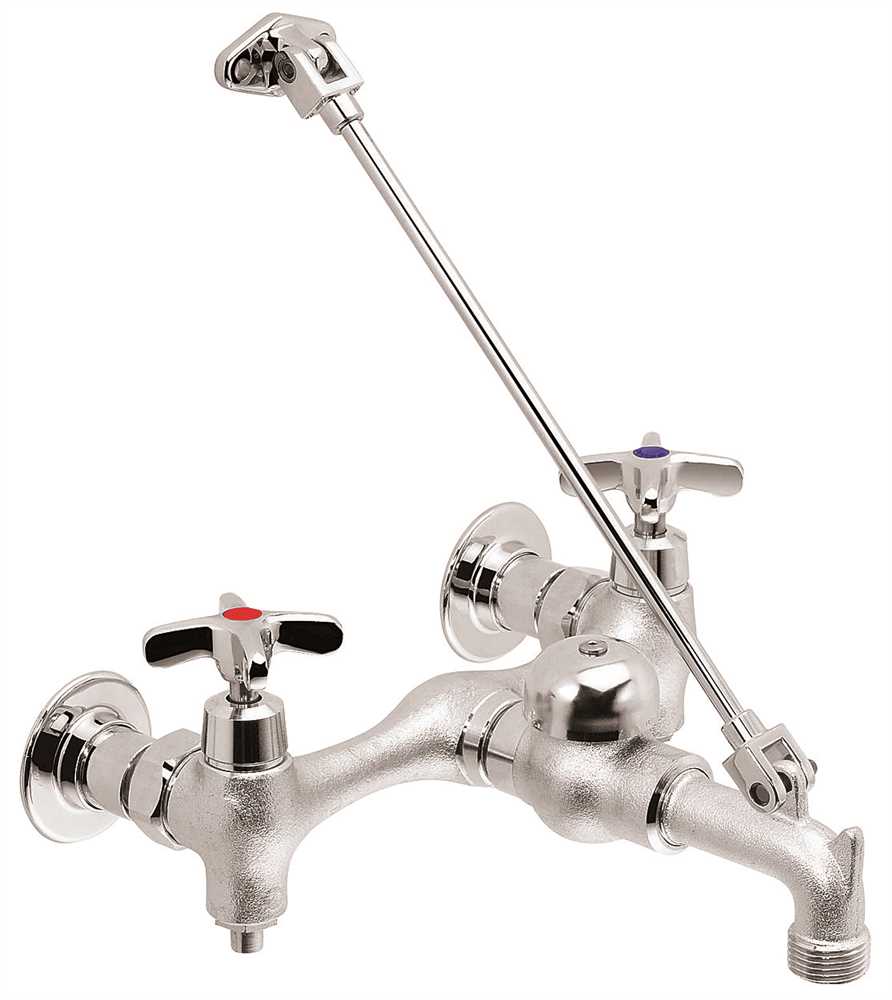 Speakman SC-5811-RCP Commander Service Sink Faucet with Cross Handles in Rough Chrome