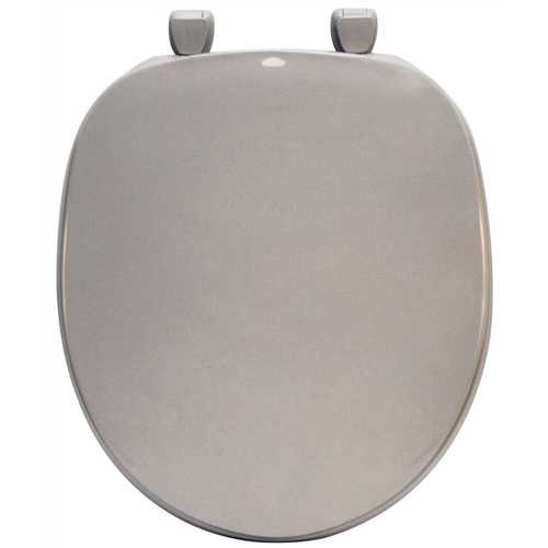 Round Closed Front Toilet Seat in White