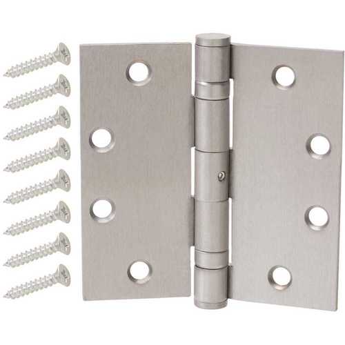 4-1/2 in. Satin Chrome Ball Bearing Hinge