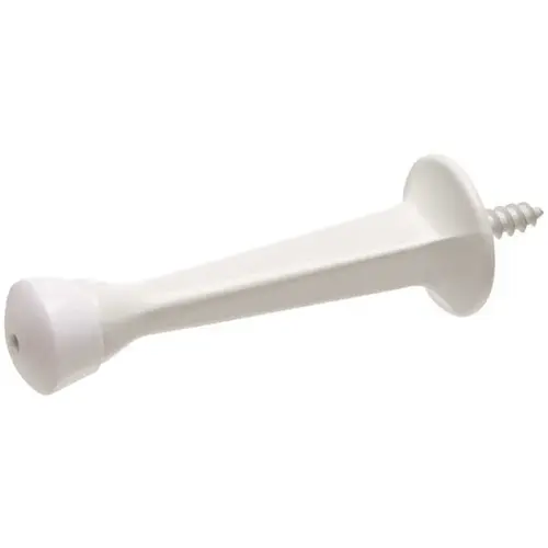 3 in. White Solid Door Stop