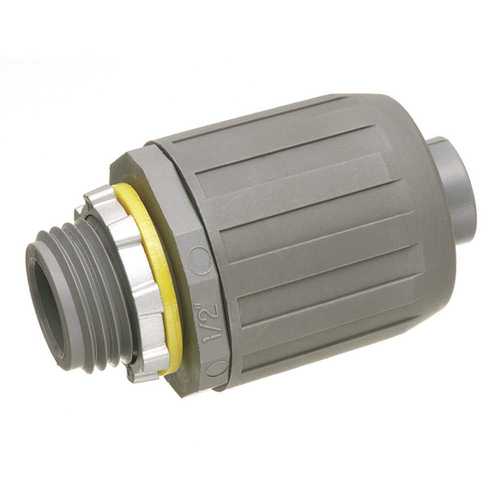 Arlington Industries NMLT5-1 1/2 in. Non-Metallic Liquid-Tight Push-On Connector