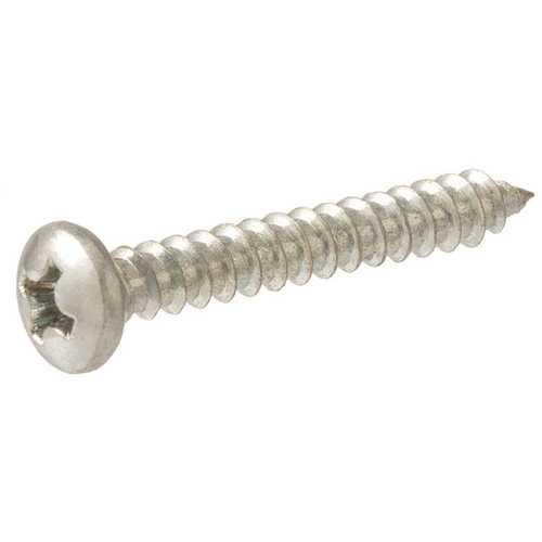 Everbilt 801082 #10 x 5/8 in. Phillips Pan Head Zinc Plated Sheet Metal Screw - pack of 100