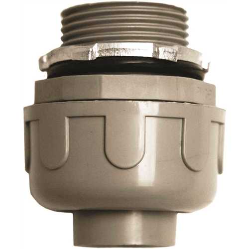 Southwire 58133602 1/2 in. Liquidtight NM Straight PVC Conduit Fitting Connector
