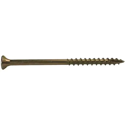 #9 x 3 in. Phillips Bugle-Head Construction Screw (1 lb./Box) Yellow Zinc - pack of 72