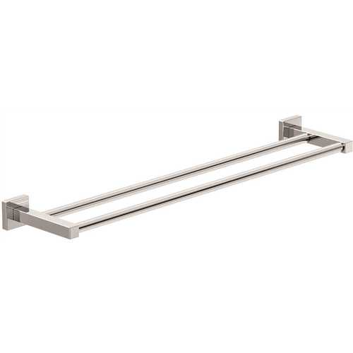 Duro 24 in. Wall-Mounted Double Towel Bar in Polished Chrome