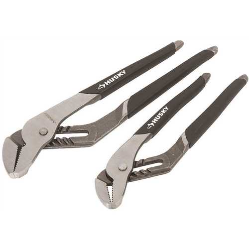 Husky 48067 10 in. and 12 in. Groove Joint Pliers Set