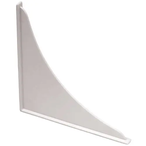 Proplus 2091012 7 in. L x 7 in. H Polystyrene Sidesplash Bathtub Guard in White