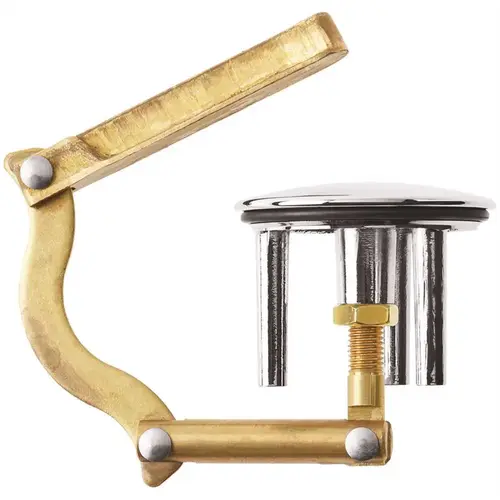 Kohler K-29598-CP 2 in. H Pop-Up Bathtub Drain Stopper and Lift Toggle in Polished Chrome