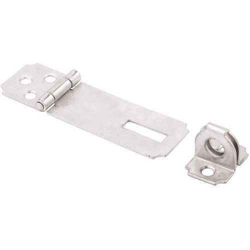 Fixed Stapled Safety Hasp 2-1/2 in. Zinc Plated