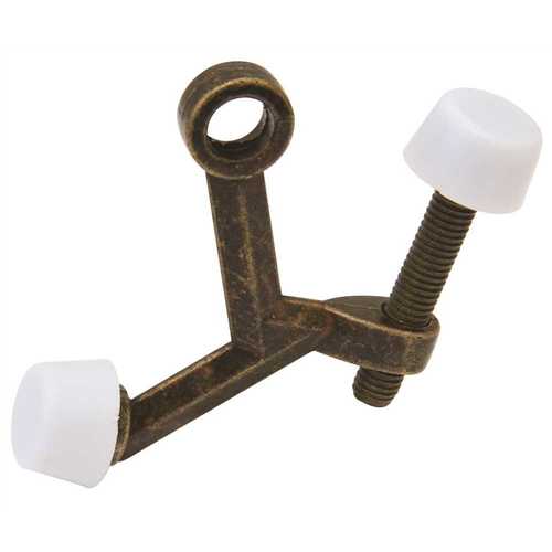 National Brand Alternative MP9096 Antique Brass Hinge Pin Door Stop