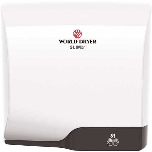WORLD DRYER L-974A Automatic Electric Hand Dryer in White