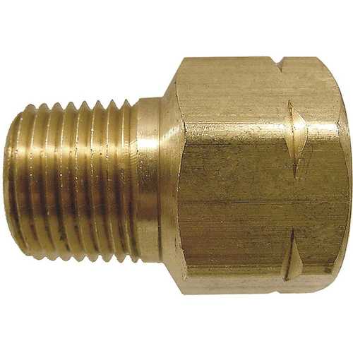 MEC ME287 Single Piece Adapter Brass Fpol 3/4 in. MNPT