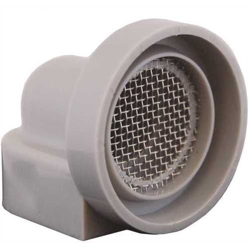 Regulator Vent Termination with Filter Screen, 90-Degree, Plastic, 3/4 in. FNPT