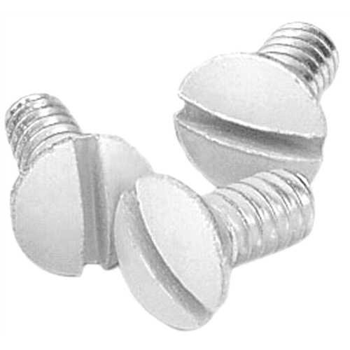 MULBERRY METAL PRODUCTS 40295 MULBERRY PLASTIC WALL PLATE SCREWS, IVORY - pack of 100