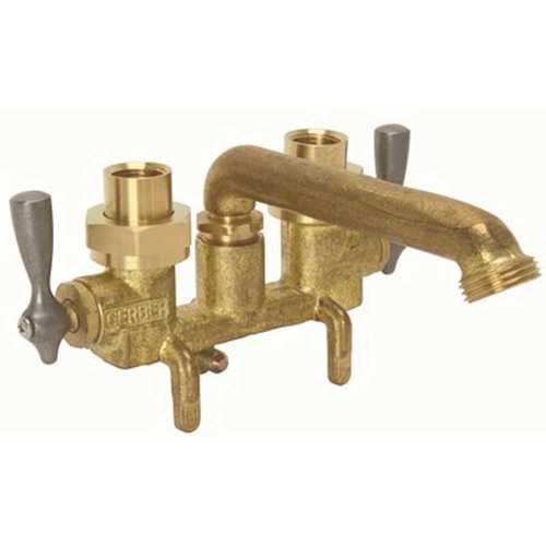 Gerber G0049530 Classics 3.25 in. 2-Handle Laundry Faucet in Rough Brass