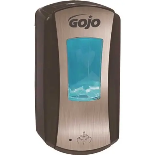 GOJO 191904-XCP4 LTX  Touch-Free Soap Dispenser, 1200 mL Refill Size, Black/Chrome, LTX-12  - pack of 4