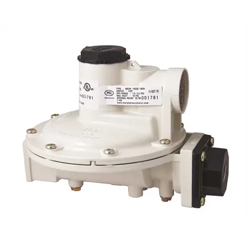 Excela-Flo MEGR-1622E-DCH MEC Full Size Second Stage Regulator 3/4 in. FNPT Inlet x 3/4 in. FNPT Outlet - 2 psi Outlet