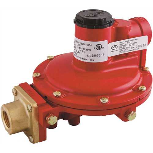 Full Size First Stage Regulator F.POL Inlet x 1/2 in. FNTP Outlet - 10 psi Outlet