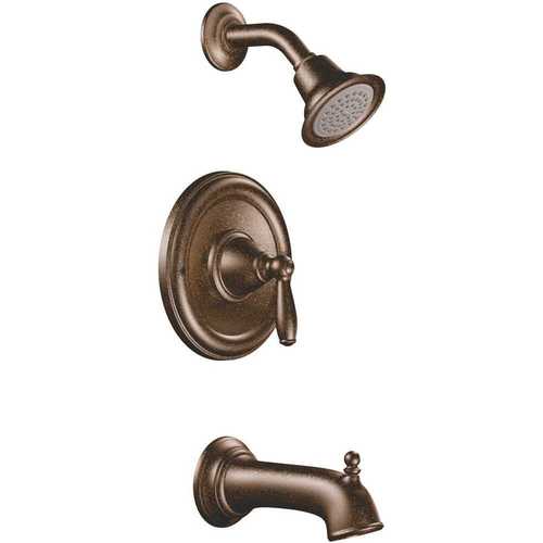 Moen T2153ORB Brantford Single-Handle 1-Spray Posi-Temp Tub and Shower Faucet Trim Kit in Oil Rubbed Bronze (Valve Not Included)