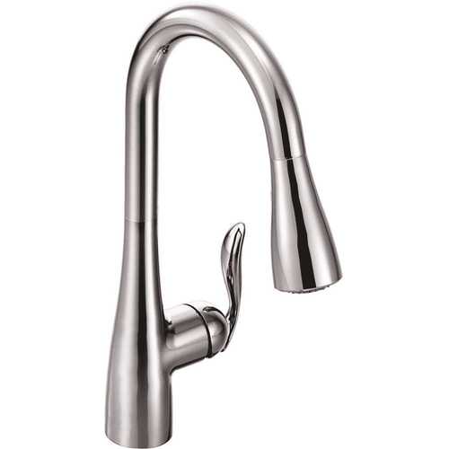 Moen 7594C Arbor Single-Handle Pull-Down Sprayer Kitchen Faucet with Power Boost in Chrome