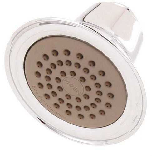Moen 6303EP Eco-Performance Easy Clean XLT 1-Spray 3.4 in. Single Tub Wall Mount Fixed Shower Head in Chrome