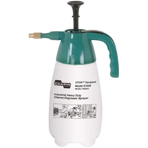 Chapin 1046 Industrial Cleaner/Degreaser Hand Sprayer, 48 oz Translucent White