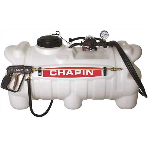Chapin International 97500 25 Gal. 12-Volt EZ Mount Deluxe Dripless Sprayer for ATV's, UTV's and Lawn Tractors