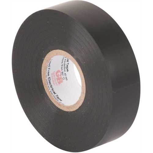 Gardner Bender GTP-607 3/4 in. x 60 ft. Vinyl Electrical Tape, Black Sleeve