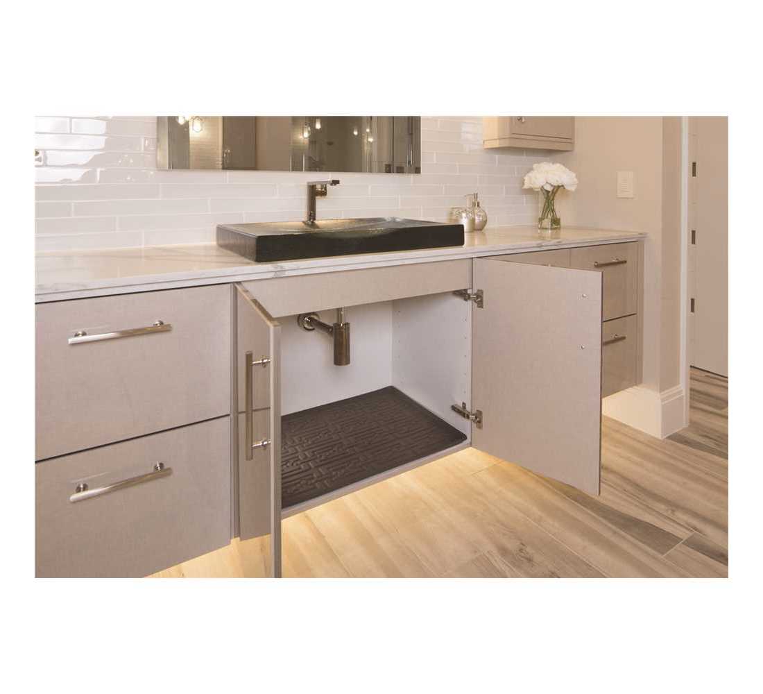 Xtreme Mats Cmv 27 Grey 25 In X 19 In Grey Bathroom Vanity Depth Under Sink Cabinet Mat Drip Tray Shelf Liner Xtreme Mats Cmv 27 Grey 25 In X 19 In Grey Bathroom Vanity Depth Under Sink Cabinet Mat Drip Tray Shelf Liner