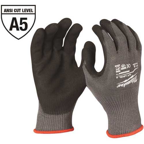 Milwaukee 48-22-8954 XX-Large Gray Nitrile Level 5 Cut Resistant Dipped Work Gloves
