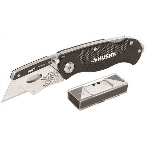 Husky 99731 Folding Lock-Back Utility Knife