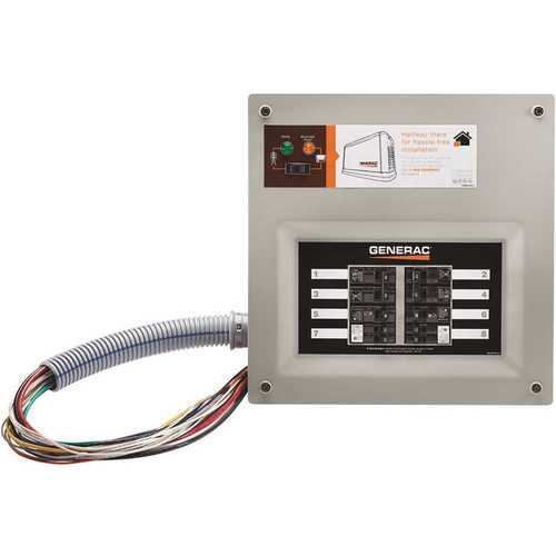 Generac 9854 Homelink 50 Amp Upgrade-Able Manual Transfer Switch