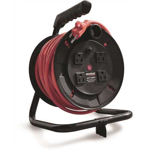 50 ft. Cord Reel with 4 Outlets