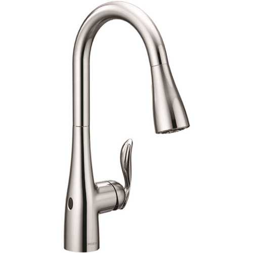 Arbor Touchless Single-Handle Pull-Down Sprayer Kitchen Faucet with MotionSense Wave in Chrome