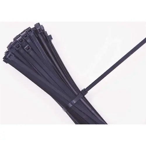 11 in. 50LB UV Black Cable Tie