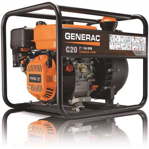 Generac 7126 5 HP 2 in. Gas Powered Chemical Water Pump