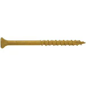 #9 x 3 in. Star Flat-Head Wood Deck Screws (5 lbs./Pack)