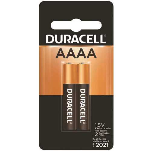 DURACELL 004133366287 Coppertop Ultra Photo AAAA Battery - Pair