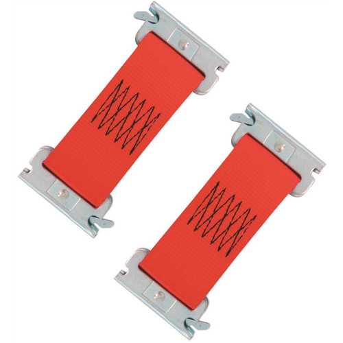 SNAP-LOC SLTE200R2 6 in. x 2 in. Multi-Use Logistic E-Strap Dolly Connector in Red