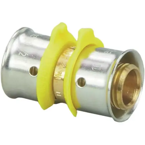 Viega 93040 PureFlow Press Coupling 3/4 in. x 3/4 in. Zero Lead Bronze